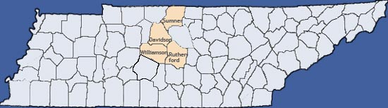 TN County Map